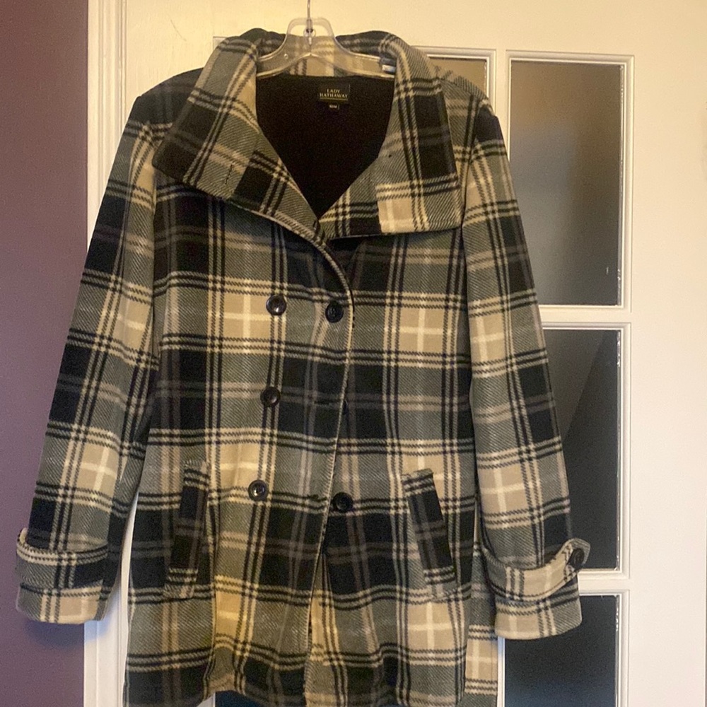 Lady Hathaway belted pea coat